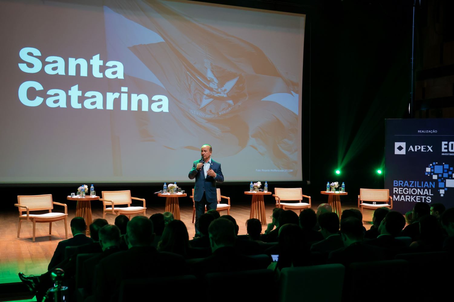 Em São Paulo, Jorginho Mello apresenta Santa Catarina a investidores e empresários no maior centro econômico do Brasil